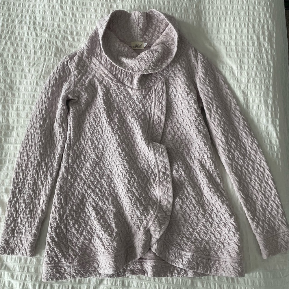 Blondie Apparel Cross Front Sweater, Sz small